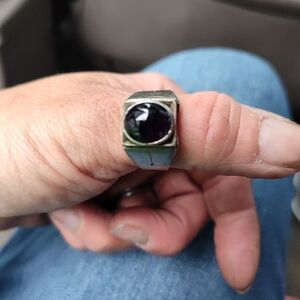 Chunky goth ring